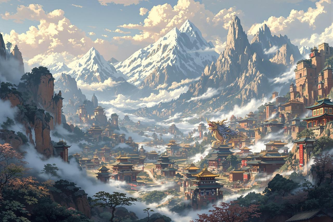 AI漫剧作品案例 - 《山海异闻录》神话改编系列